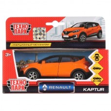 Машина металл RENAULT kaptur, 12 см, дв., баг., инер., оранжево-черный, кор. Технопарк в кор.2*24шт