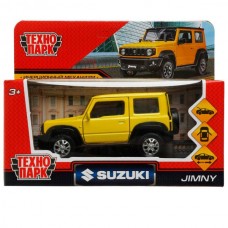 Машина металл SUZUKI JIMNY 11,5 см, двери, багаж, инерц, желтый, кор. Технопарк в кор.2*36шт
