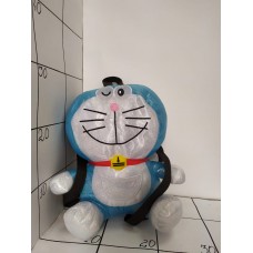 Игрушка мягкая Рюкзак Синий кот без ушей 35см